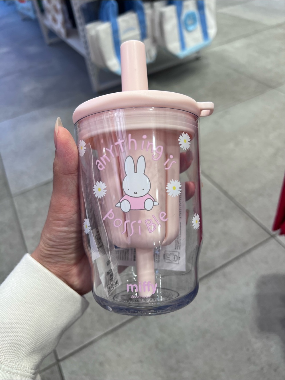 Miffy x Miniso Pink Cup (New)